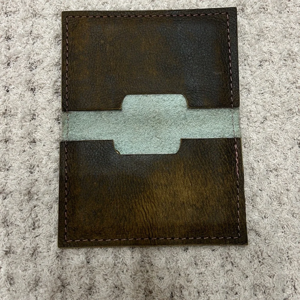Keep it Gypsy Louis Vuitton Gold and Black Leopard Card Holder - Picture 3 of 3